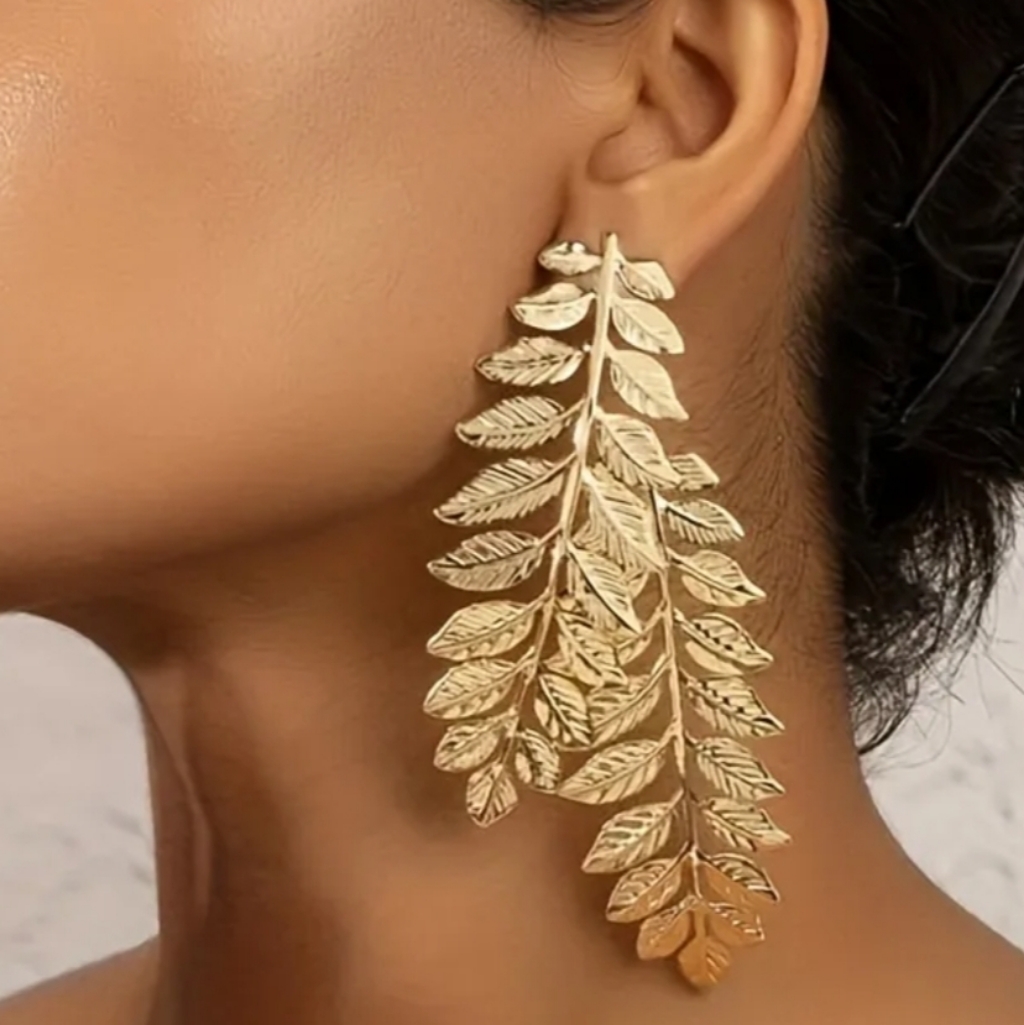 Leaf Stud Earrings
